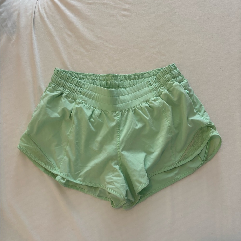 Lululemon shorts mint green